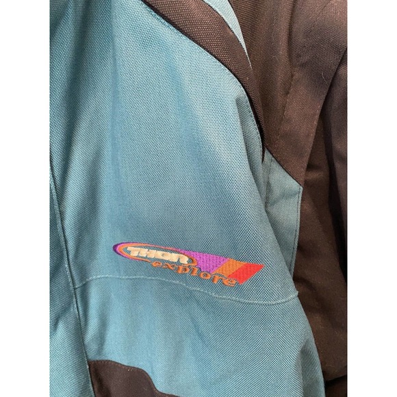 durango ski jacket thor explore vintage 80s 90s vest zip off arms XL black green - Picture 2 of 10
